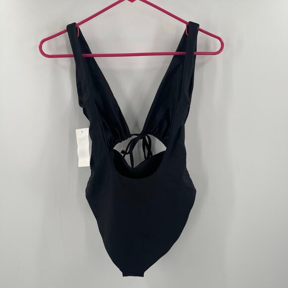 JADE SWIM Swimsuit Size Extra Small Cava One Piece Black NWT Cutout Beach - Picture 5 of 14